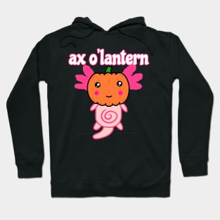 Ax o'lantern Halloween Axolotl Hoodie